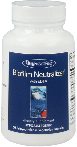 Allergy Research Group - Biofilm Neutralizer mit EDTA (60 veg. Kapseln mit verzögerter Wirkung)
