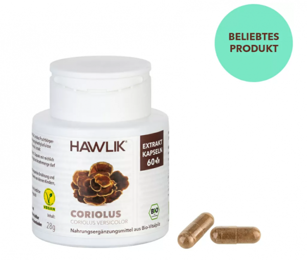 HAWLIK Bio Coriolus Extrakt Kapseln