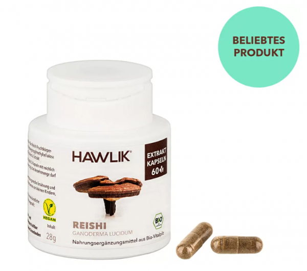 HAWLIK Bio Reishi Extrakt Kapseln