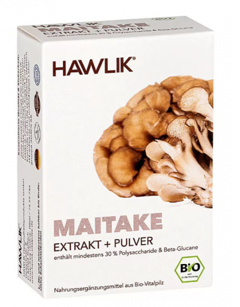 HAWLIK Bio Maitake Extrakt + Pulver Kapseln