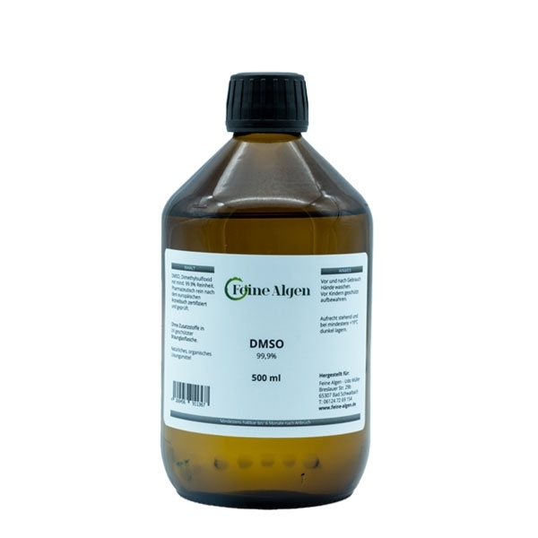 Feine Algen - DMSO 99,9% pharmazeutisch rein und zertifiziert (500ml)