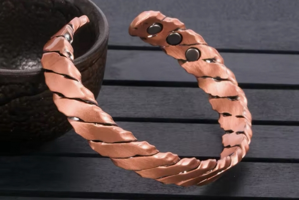 Damen Kupfer Magnetarmband/Energieschmuck
