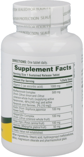 Nature's Plus - Super C Complex 1.000 mg S/R - Vitamin C