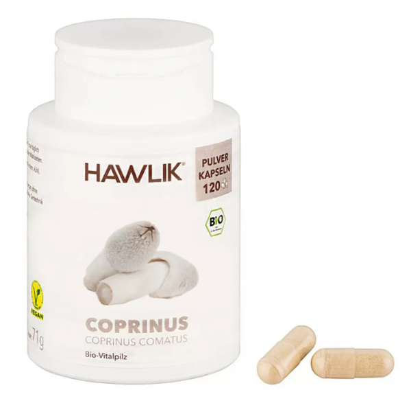 HAWLIK Bio Coprinus Pulver Kapseln