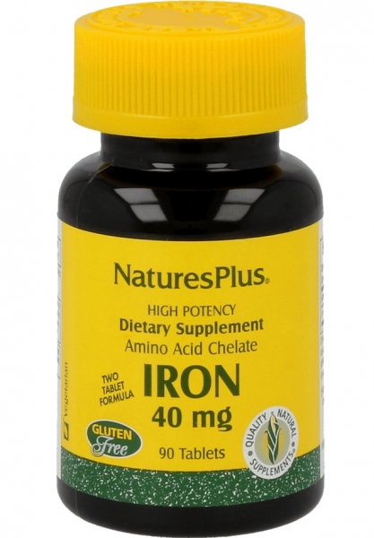 Nature's Plus - Iron / Eisen ( 90 Tabletten)