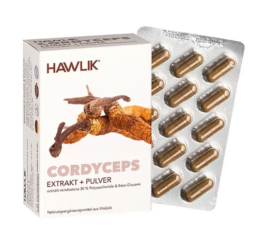 HAWLIK Cordyceps CS-4 Extrakt + Pulver