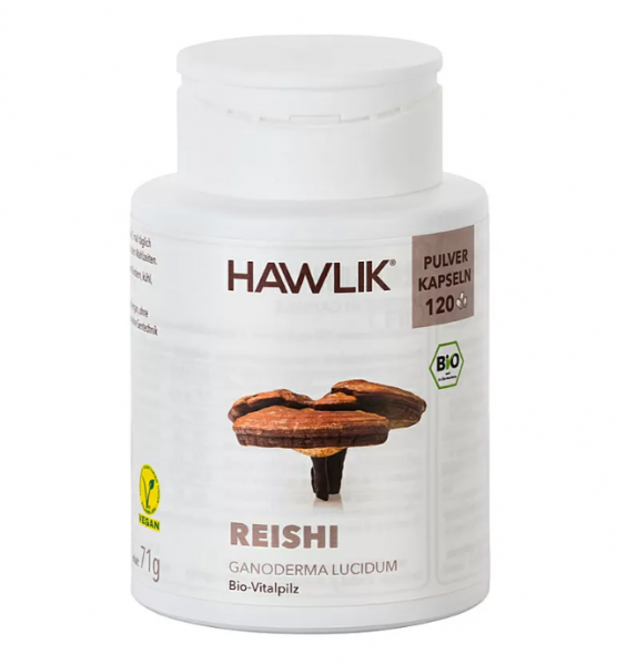 HAWLIK Bio Reishi Pulver Kapseln