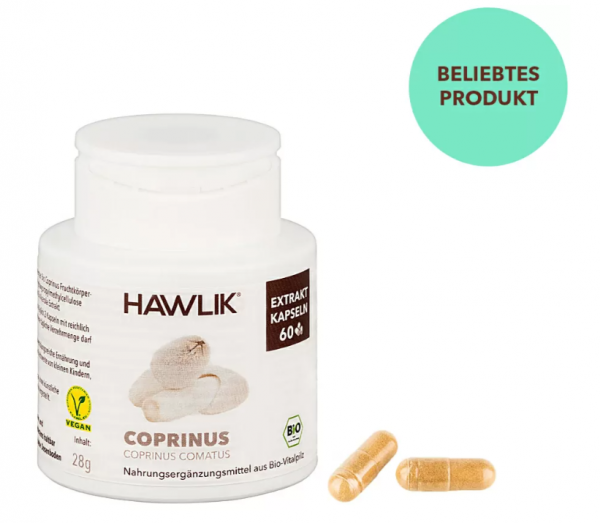 HAWLIK Bio Coprinus Extrakt Kapseln