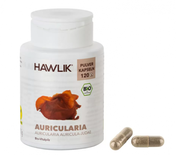 HAWLIK Bio Auricularia Pulver Kapseln