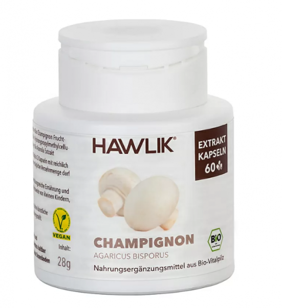 HAWLIK Bio Champignon Extrakt Kapseln