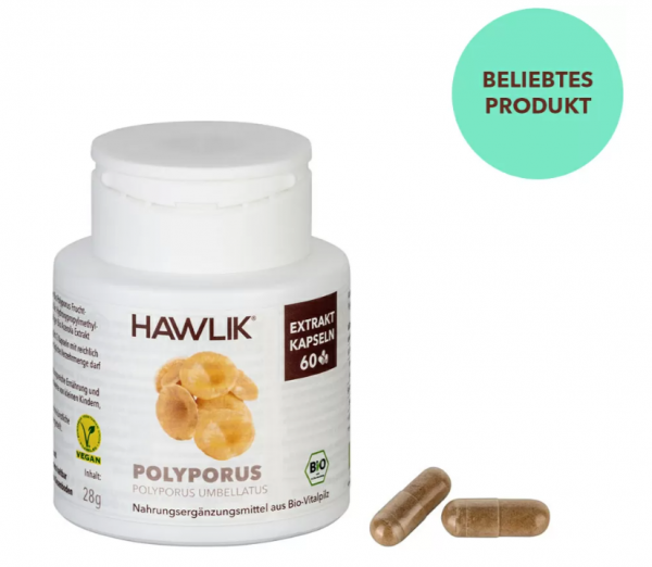 HAWLIK Bio Polyporus Extrakt Kapseln
