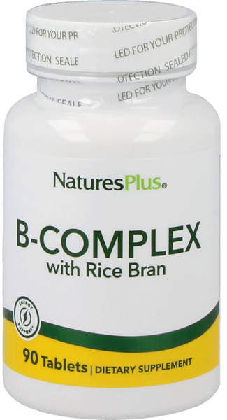 Nature's Plus B-Komplex with Rice Bran (90 Kapseln)