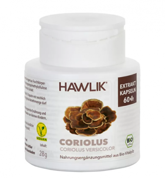HAWLIK Bio Coriolus Extrakt Kapseln