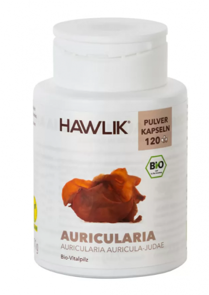HAWLIK Bio Auricularia Pulver Kapseln