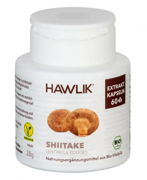 HAWLIK Bio Shiitake Extrakt Kapseln