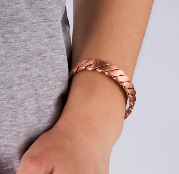 Damen Kupfer Magnetarmband/Energieschmuck