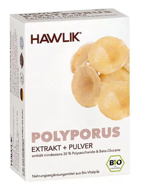 HAWLIK Bio Polyporus Extrakt+Pulver Kapseln