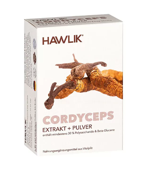HAWLIK Cordyceps CS-4 Extrakt + Pulver