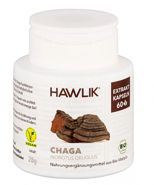 HAWLIK Bio Chaga Extrakt Kapseln