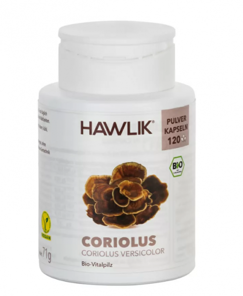 HAWLIK Bio Coriolus Pulver Kapseln